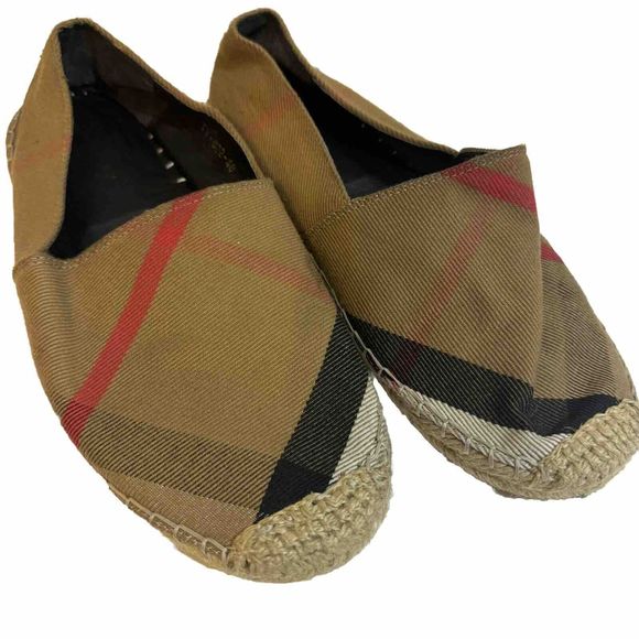 EU 40 Burberry Hodgeson Espadrilles Nova Check‎ - Picture 1 of 6